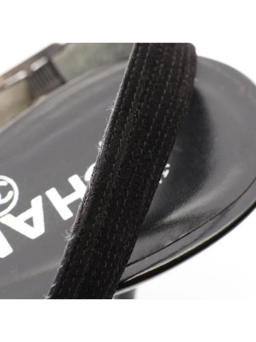 Chanel Sandals Suede Black